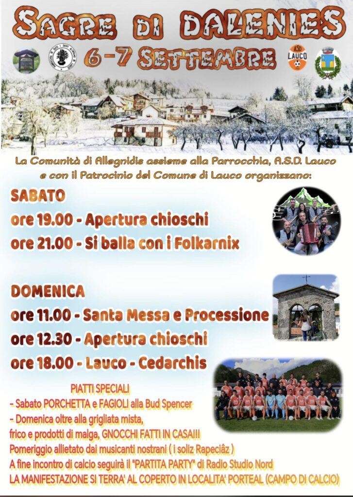Sagra di Allegnidis - 2025