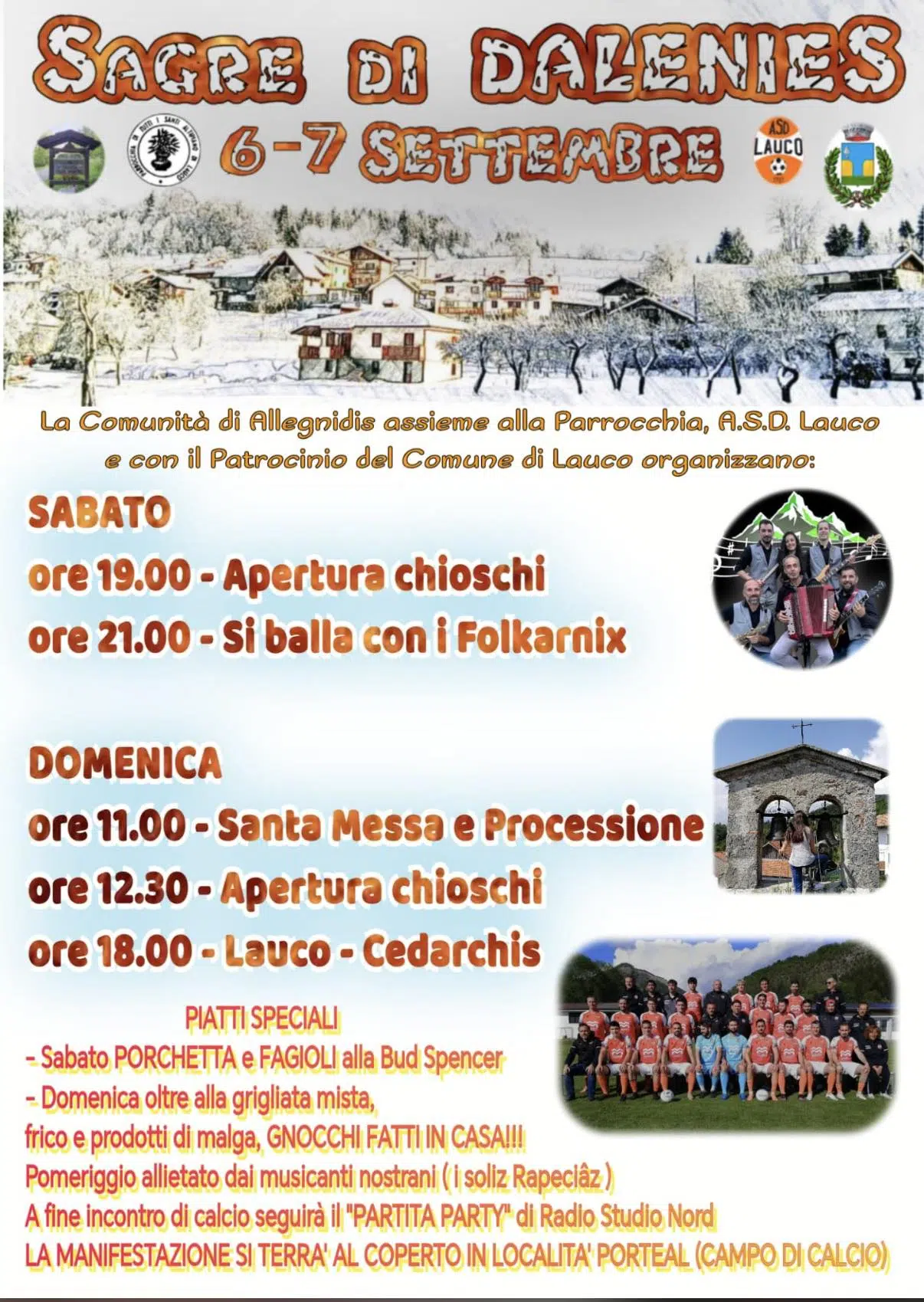 Sagra di Allegnidis - 2025